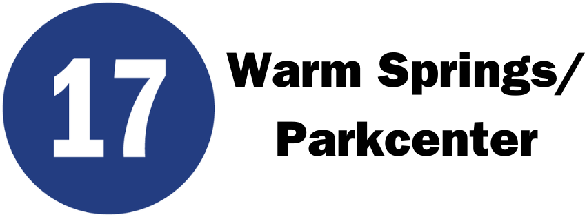 Route 17 Warm Springs/Parkcenter